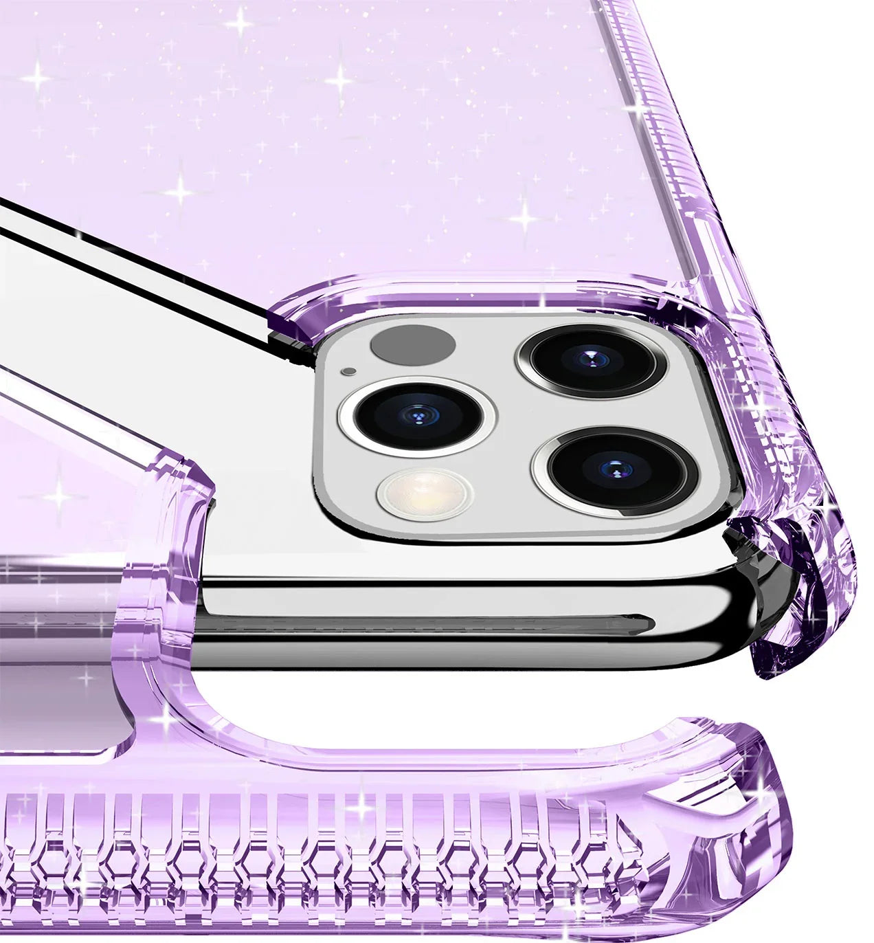 Itskins Hybrid Spark iPhone 12 & 12 Pro Cover - Light Purple - Tashqila Itskins Hybrid Spark iPhone 12 & 12 Pro Cover - Light Purple - Tashqila